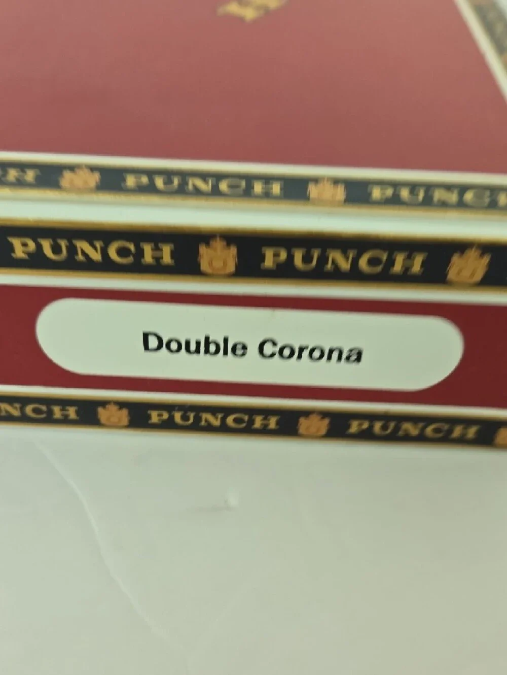 Vintage Punch Rare Corojo Red Empty Cigar Craft Box